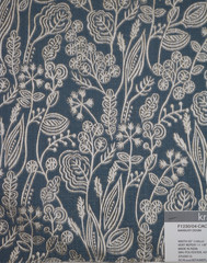 Kravet Clarke Clarke Fabric Remnant 26″x26″ Pattern “Marbury” Color Denim