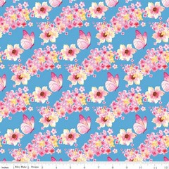 Painted Petals, 5″ x 5″ Squares, Riley Blake $3.99 Ships ANY Amount Of Fabric