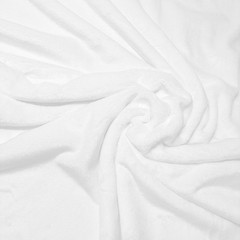 White Sew Lush Fleece Ultra-Soft Texture Fabric, 57” Wide x 15″ Long