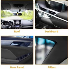 96″x60″ Headliner Fabric Foam Backed Upholstery Suede Auto Roof Liner Repair US