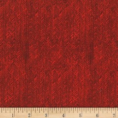 24/7: Herringbone By Hoffman Fabrics – Red #X5684-5