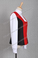James T. Kirk Costume for Star Trek Cosplay Vest Only Red and Black Cotton