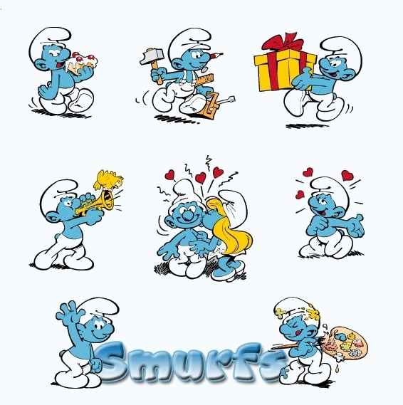 Smurfs # 10 – 8 x 10 – T Shirt Iron On Transfer
