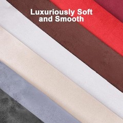 17×70 Inch Premium Black Suede Fabric Wrap – Self-Adhesive Stretchable Interior