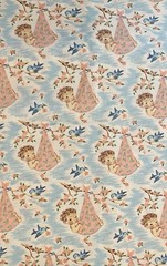 Vintage Unbranded Baby Bundle Themed Cotton Fabric Nursery 43” BTY Original