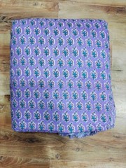 25 Yard Hand Block Print Handmade Cotton Indian Natural Sanganeri Print Fabric