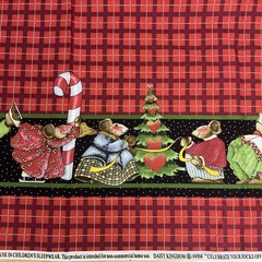 Daisy Kingdom Celebrate Your Socks Off Double Border Cotton by the 39″ L x 60″ W