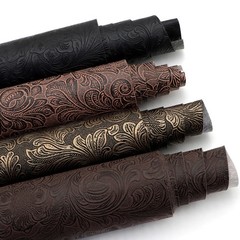 30x140cm Textured Faux Leather Sheet DIY Craft Bags Wallet Sewing Material Fabri