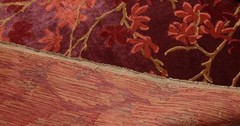 DONGHIA TRYST RENDEZVOUS RED HIGH END LINEN VELVET MULTIPURPOSE FABRIC BY THE YD