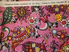 Vera Bradley /Braemore RARE Mickey Minnie Design Exclusive Fabric 13 Ft x 6 Ft
