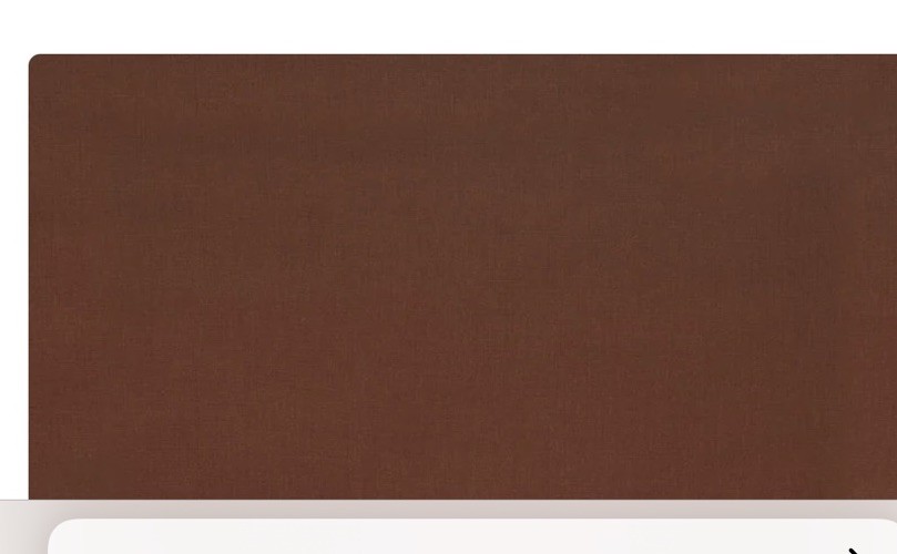 Vintage Brown Solid 18”X 43” Estate Fabric Priced To Sell Fast #E1188
