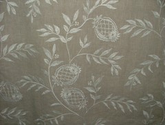 1.4 Metres iLiv Vinery Stone Embroidered Fabric Curtain Upholstery Cushion Craft