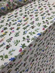Embroidery Multicolor Floral Lace Beige Mesh Fabric Sold By The Yard Pink Yellow