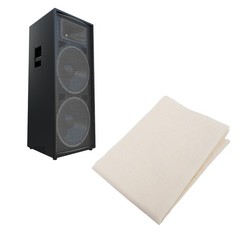 59.06 X 19.69in Speaker Grill Cloth Dust Resistant Scratchproof Protective UANA