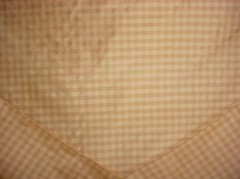 Kravet Imperial Yellow Saffron Silk Check Plaid Fabric 14 Yards