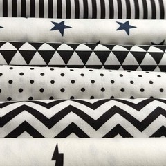 7pcs Quilting Fabric 18″ x 22″ 100% Cotton Craft Fabric Bundle Squares Fat Qu…