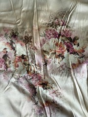 Zimmermann Inspired Silk Satin Fabric By Yard