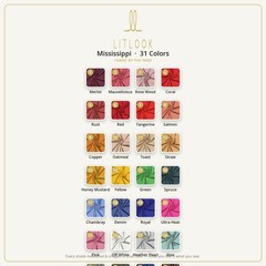 Mississippi Fabric by the Yard | 4-Way Stretch | 54/56″ | Rose Wood