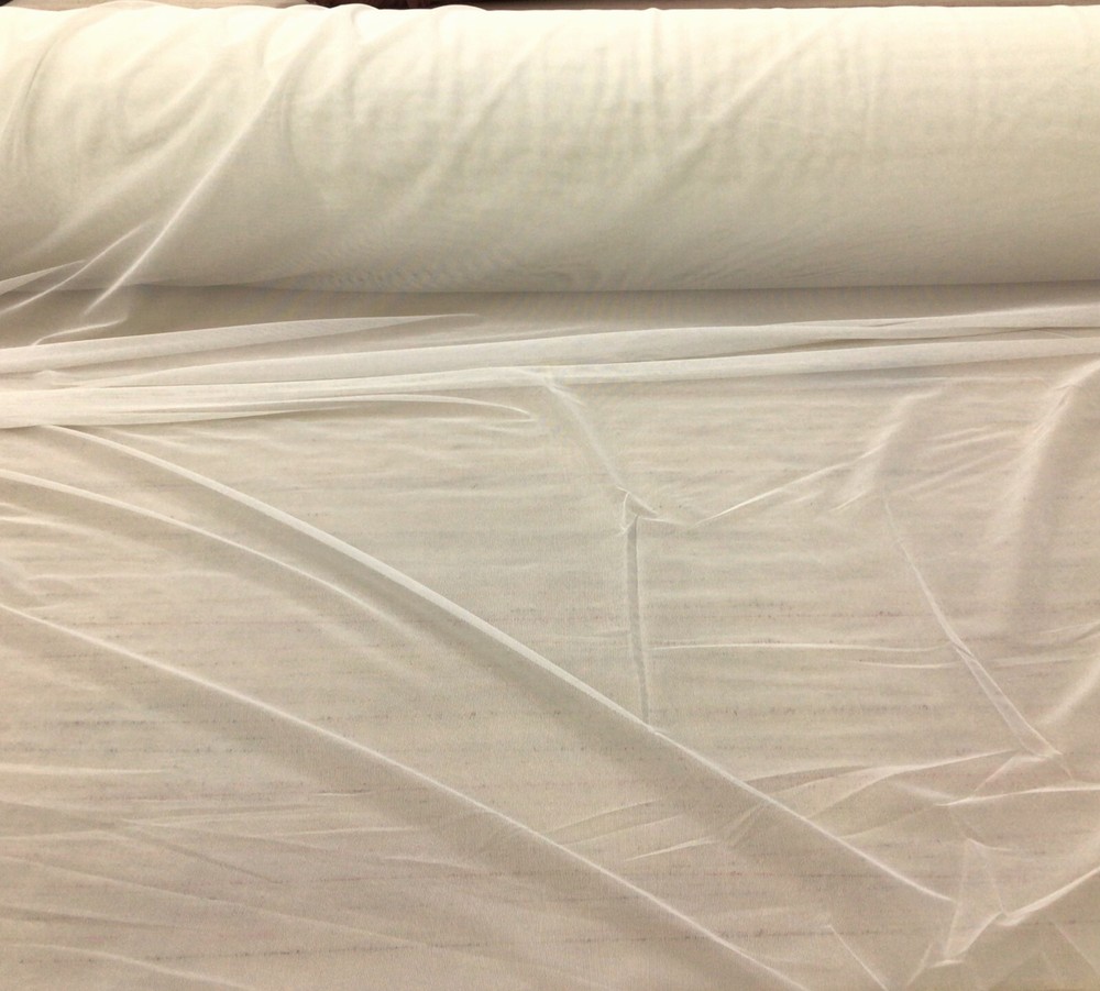 PowerNet Stretch Mesh Nylon Spandex Sheer Ivory Z412
