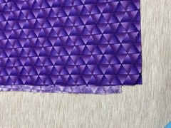 Geometric Purple Triangles 2.1 yards. ***READ