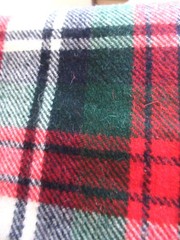 Vintage Tartan Wool Plaid Fabric 140cm x 1.8m