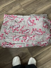 1950s Rayon Fabric Sheet Summertime Kite Floral Pattern 36 X 170 Inches