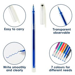 1 Count (Pack of 42), Blue, Red, Black, Orange, Purple, Dark blue, Green