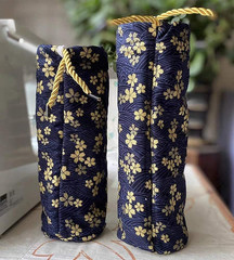 5PCS Cotton Pattern Fabric Bundles Small Flower Pattern Japanese Style Fabric fo