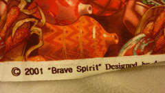SPECTRIX BRAVE SPIRIT SOUTHWESTERN CLAY BOWLS FABRIC REMNANT 44″ W X 108″ L