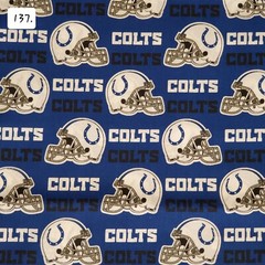 Sports Cotton Fabric by the ½ yard- Football Teams