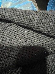 Black Sport Mesh Netting In 10 Yard Cuts Mesh Pattern, 60″ Wide MADE IN THE USA