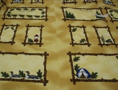 Summer Vacation quilt labels Debbie Field panel Riverwoods fabric OOP