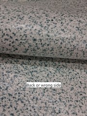 New Woven Tweed Bouclé Upholstery Fabric Teal Cream Vinyl Back 57″ x 63″