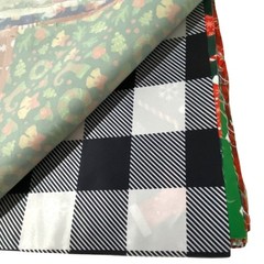 Christmas Holiday Fabric Squares Novelty Classic Prints 9.75″ Sewing Quilting