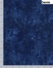 Solid-ish Tone on Tone cotton quilt fabric BTY Timeless Treasure DENIM Blue