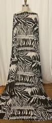 100% Cotton Batiste Black White Palm Print Fabric By The Yard 58″ Wide