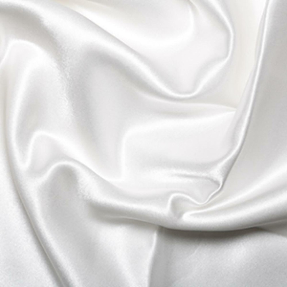 Silky Bridal Satin Fabric Material – IVORY