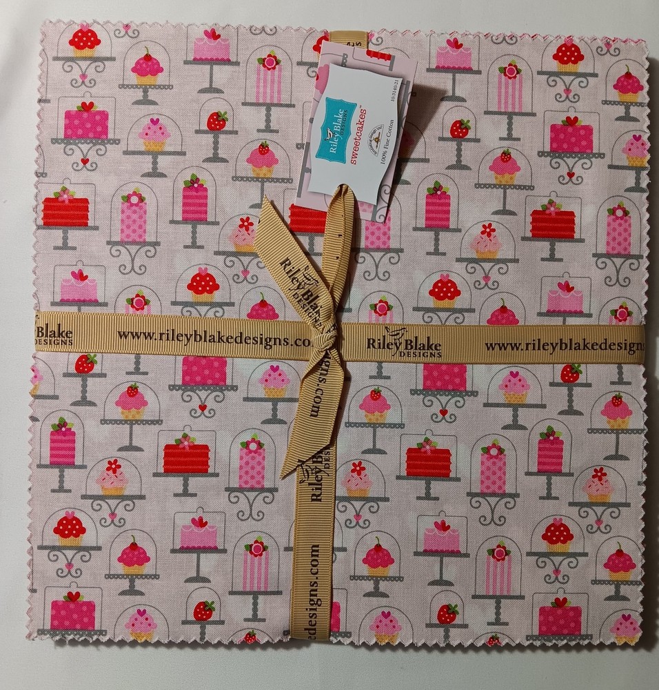 Sweetcakes by Doodlebug for Riley Blake 10″ stacker (layer cake) OOP Rare!