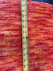 70s Retro Sunset Fabric 2.5 Yds x 60″ Shaggy Chenille Tweed Blanket Sweater Knit
