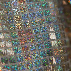 Iridescence Shining Reflective Magic Rainbow Fabric Clothing Craft 17.7*37.4in