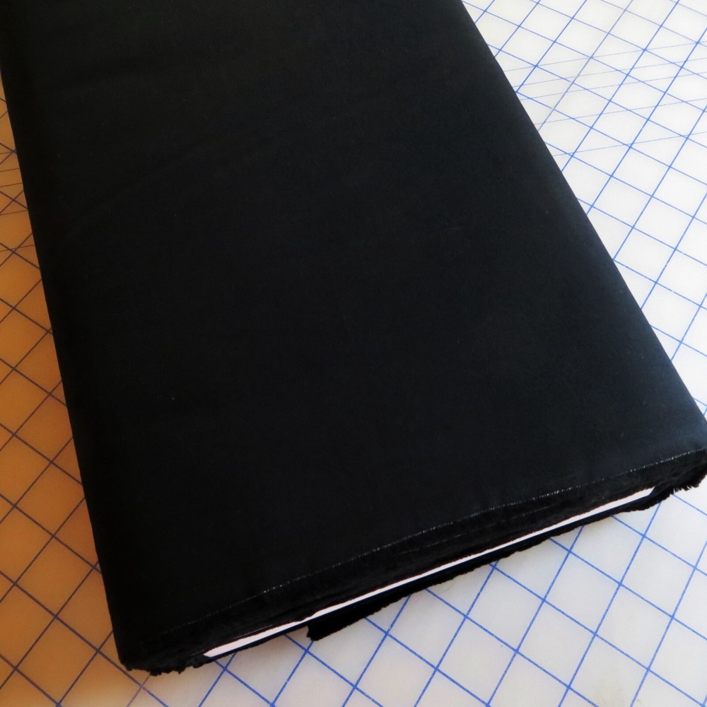 By The Yard, 45″ Wide, Black Cotton $3.99 Ships Any Amount Of Fabric