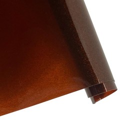 ONEART | Brown Transparent Glitter Vinyl Roll, 0.7 mm Solid Clear PVC Jelly V…