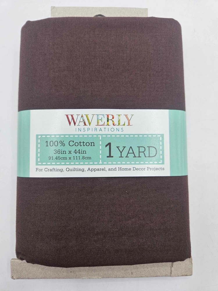 Waverly precut fabric 1 yd. truffle 36in x 44 in brown crafting quilting