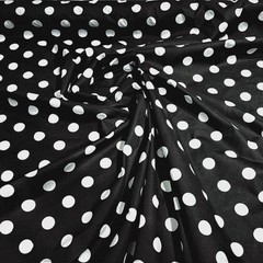 Big Polka Dot Poly Cotton Fabric by Yard – 60″ Wide Large Dot Print