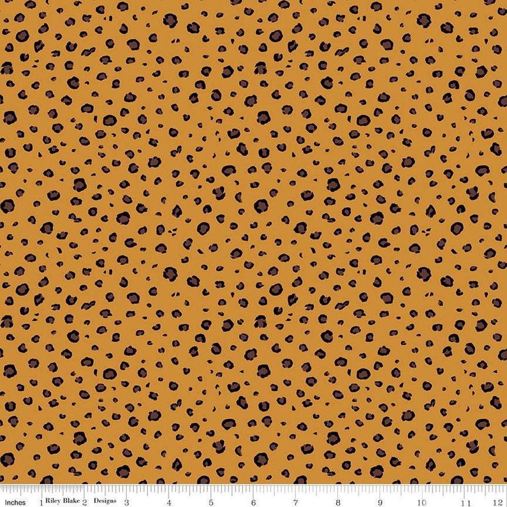 SALE ~ By The Yard Leopard Spots By Riley Blake $3.99 Ships ANY Amount Of Fabric