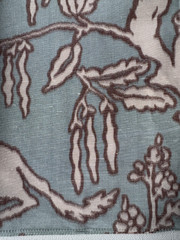 Brunschwig & Fils Les Animaux Warp Print Fabric Remnant 24″x24″