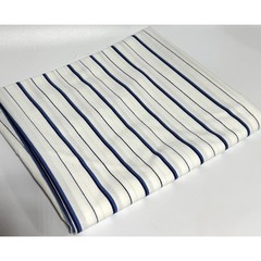Ralph Lauren Porcelain Jonquil Fabric Remnant 34 x 80″ Blue White Stripe