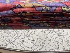 Vintage Roadrunner Beep Beep Lot Of Fabric 7.5 Yards