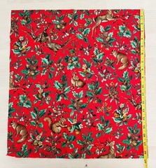 ****VIP Christmas Woods 100% Cotton 4 Pieces Fabric Animal Themed