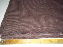 1-1/2 Yds VINTAGE Dorr Mill Store 100% Wool Tweed Fabric For Sale